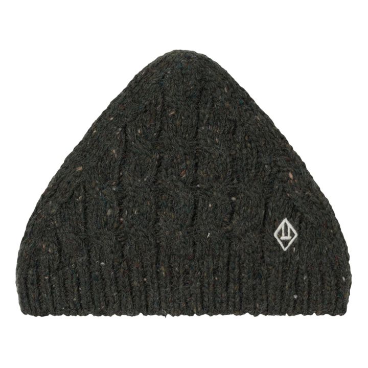 Gorro de lana y alpaca Braids Pony | Gris Antracita- Imagen del producto n°0