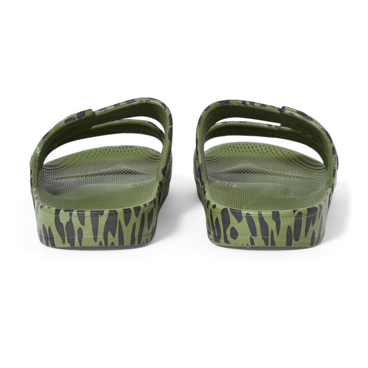 Sandalias Prints Leo-Cactus | Verde Kaki- Imagen del producto n°4