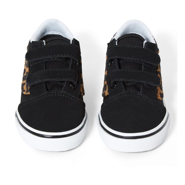 Old Skool Leopard Print Velcro Trainers-product