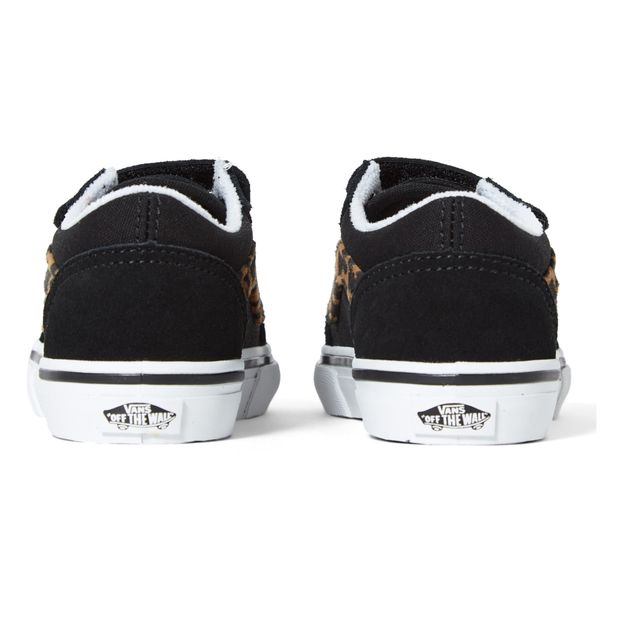 Old Skool Leopard Print Velcro Trainers-product