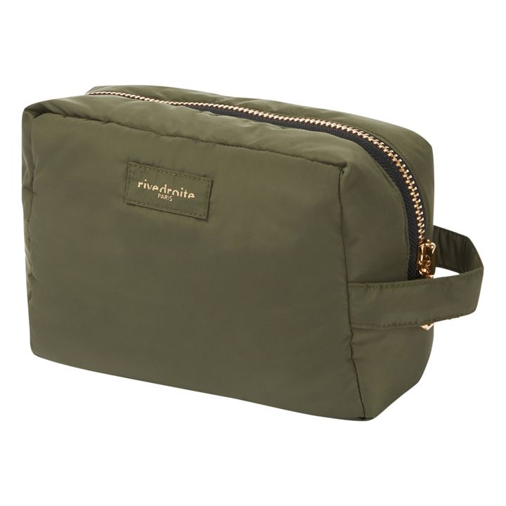 Trousse de toilette Blondel en nylon recyclé | Vert kaki- Image produit n°1