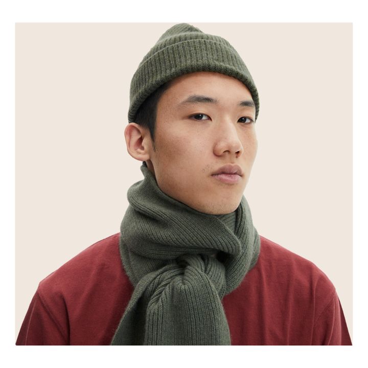 Bonnet Laine | Vert foncé- Image produit n°1