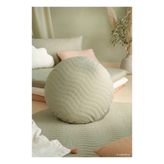 Coussin rond Sitges en coton bio-product