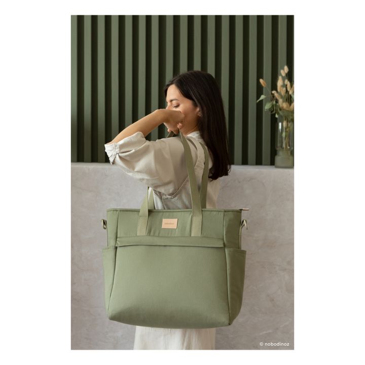 Sac à langer Baby on the go Vert olive- Image produit n°1