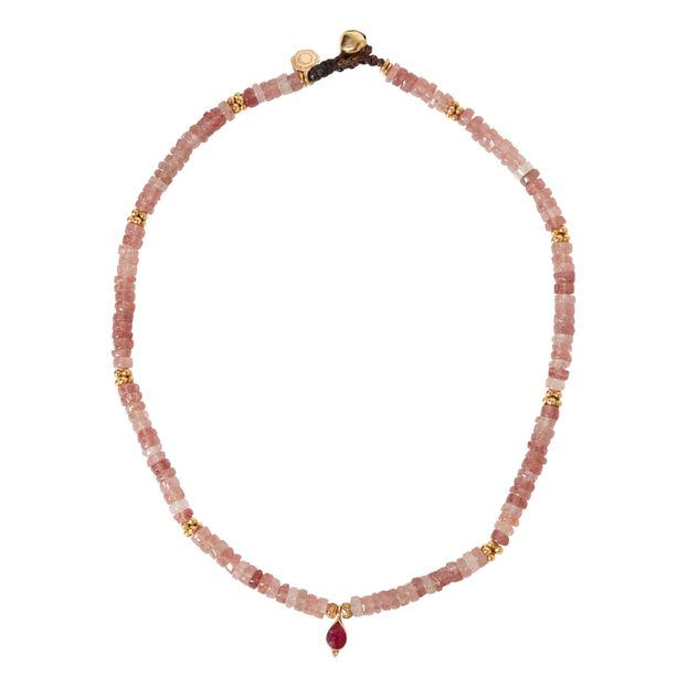 Collar de cuarzo Rosa-product