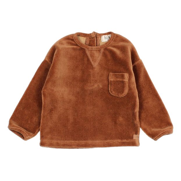 Organic Cotton Velvet Pocket Sweatshirt-product