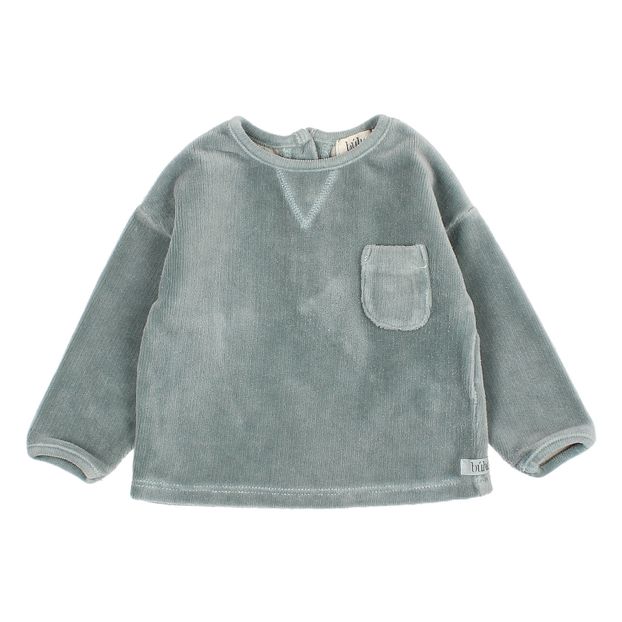 Sudadera de terciopelo y algodón orgánico Bolsillo-product