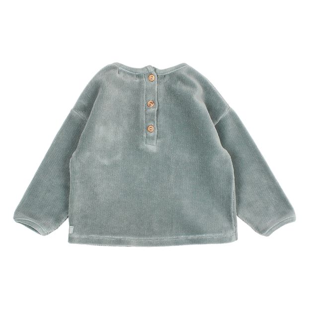 Sudadera de terciopelo y algodón orgánico Bolsillo-product