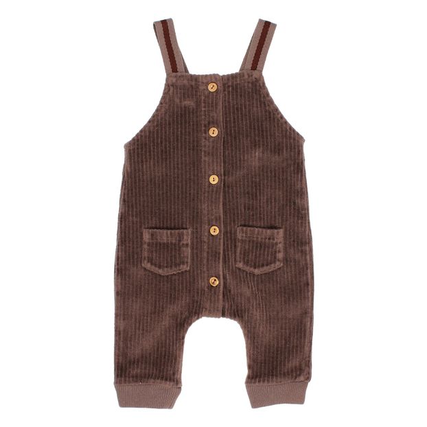 Peto de terciopelo de algodón orgánico Bebé-product