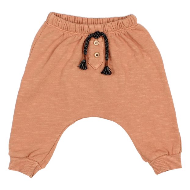 Pantalón sarouel de muletón orgánico-product