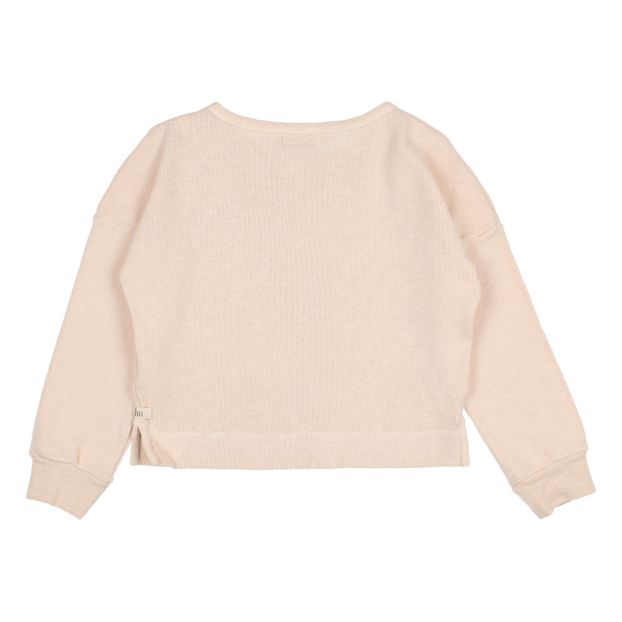 Sudadera de algodón orgánico flameado Corazón-product