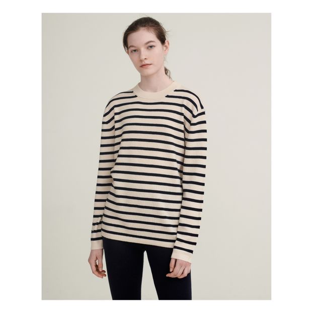 T-shirt Rayé Laine Extra Fine -Collection Femme--product