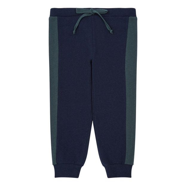 Pantalón de punto bicolor-product