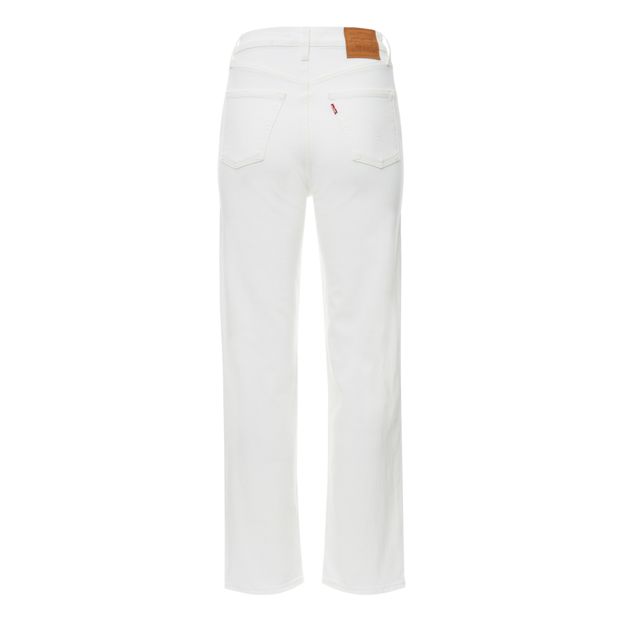 Pantalón vaquero recto tobillero -product