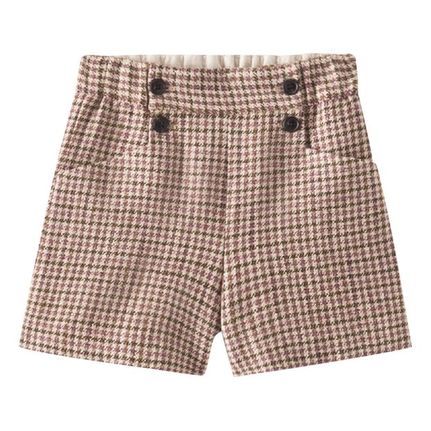 Pantalón corto de cuadros Diplôme-product