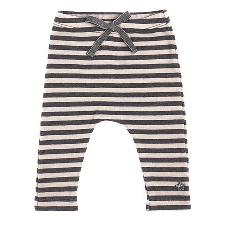 Leggings de algodón orgánico a rayas-product