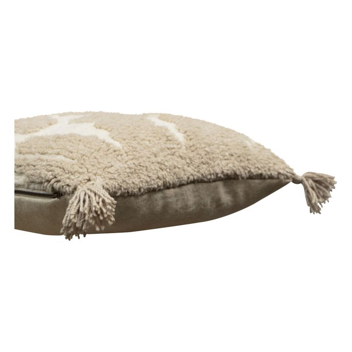 Coussin carré Zagros Smallable x Lorena Canals | Naturel- Image produit n°4