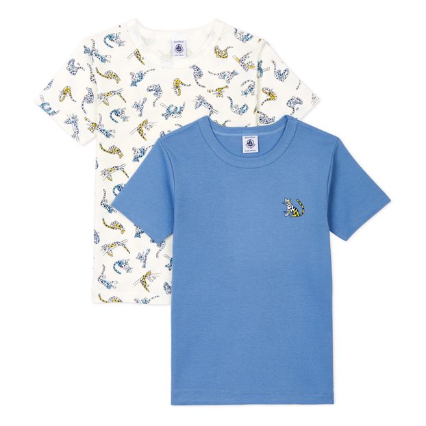 Lot 2 T-Shirts Summer Night Coton Bio-product