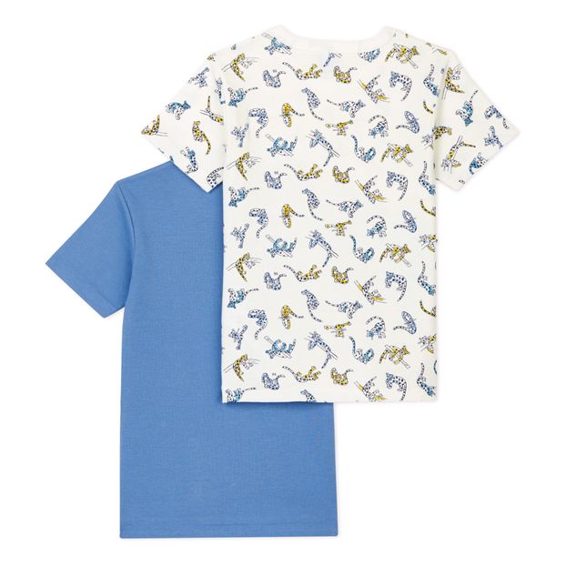 Lot 2 T-Shirts Summer Night Coton Bio-product