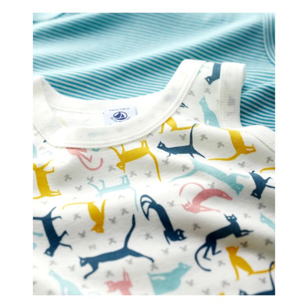 Set of 2 Cat-Print Tank Tops-product