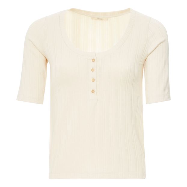 Camiseta Esme de canalé algodón orgánico-product