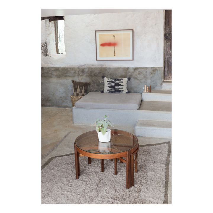 Coussin rectangulaire Zagros Smallable x Lorena Canals | Naturel- Image produit n°3