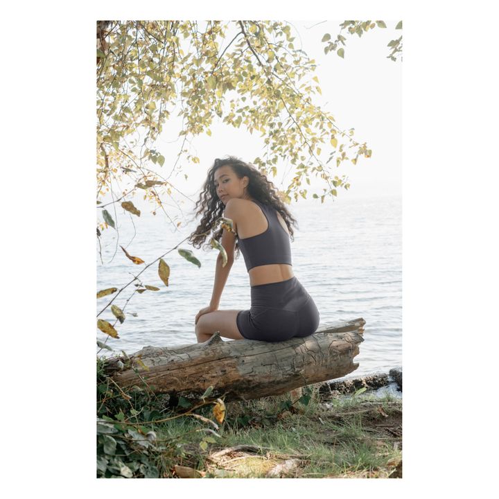 Sujetador deportivo Paloma Gris Oscuro- Imagen del producto n°2
