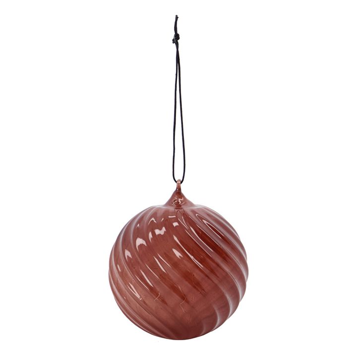 Boule de Noël en verre | Marron- Image produit n°0