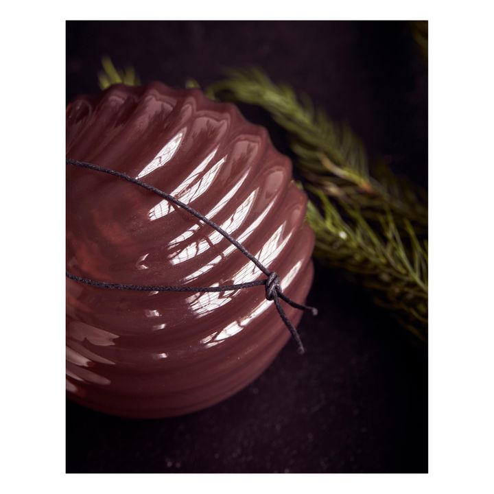 Boule de Noël en verre | Marron- Image produit n°3