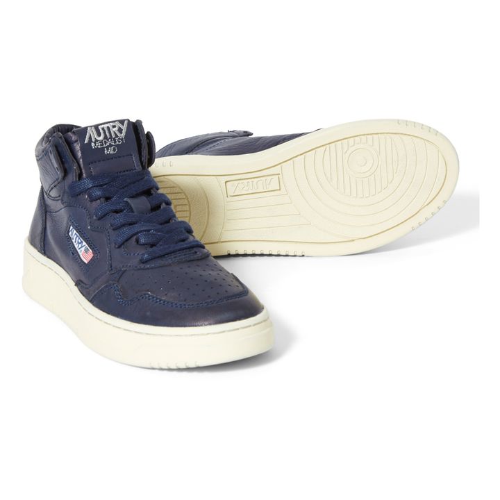 Scarpe da ginnastica alte, modello: Medalist Blu- Immagine del prodotto n°2