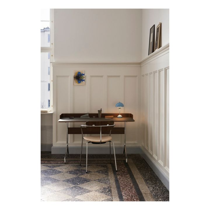 Pavilion AV17 Schreibtisch, Chromfuß | Walnut- Produktbild Nr. 5