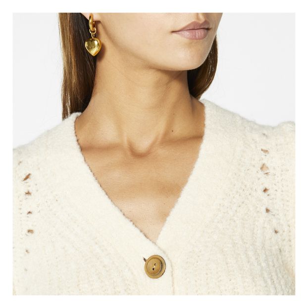 Boucles d'Oreilles Dépareillées Cœur er Fleur-product