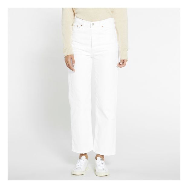 Pantalón vaquero recto tobillero -product