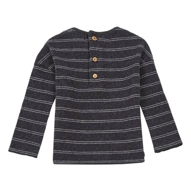 Camiseta a rayas de algodón reciclado suave-product