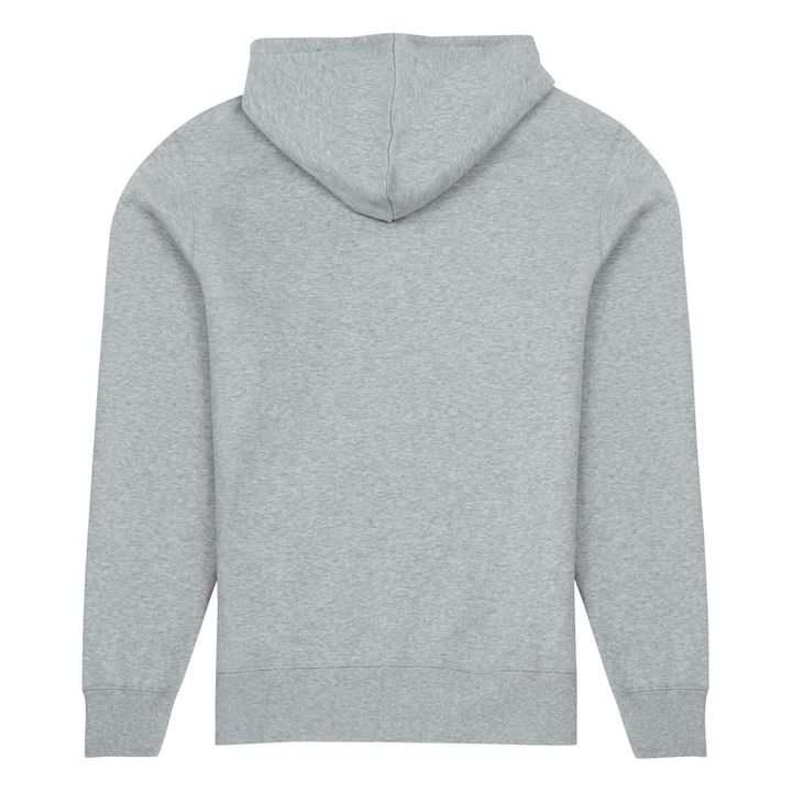 Hoodie Ian Coton Bio - Collection Adulte | Gris- Image produit n°2
