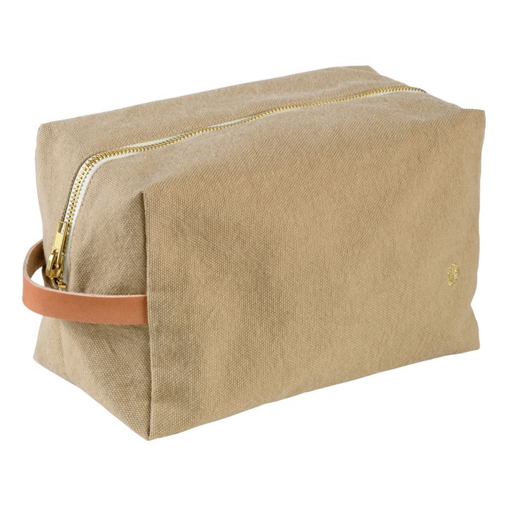 Trousse da bagno, a cubo, modello: Iona, in cotone bio | Ginger- Immagine del prodotto n°0