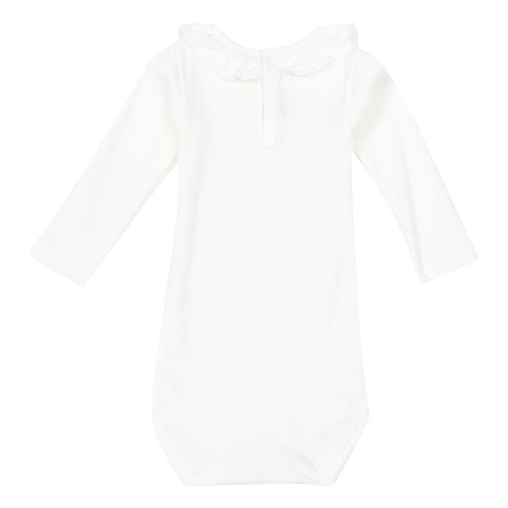 Body con cuello Claudine Tiana | Blanco- Imagen del producto n°1