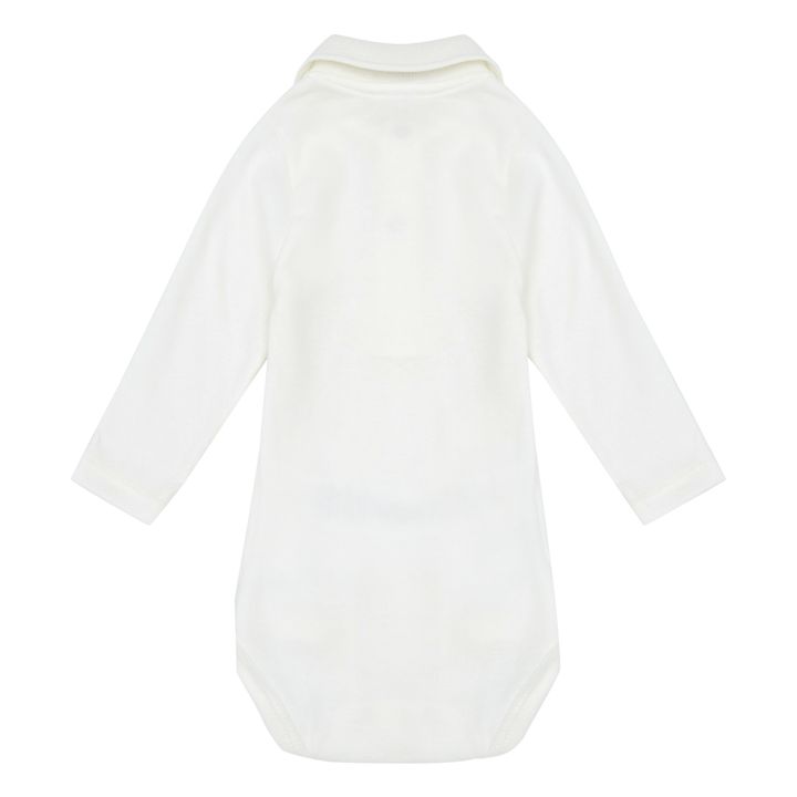 Body con cuello polo Teddy | Blanco- Imagen del producto n°1