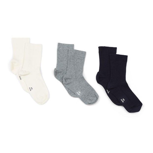Lot 3 Paires Chaussettes Côtelées-product