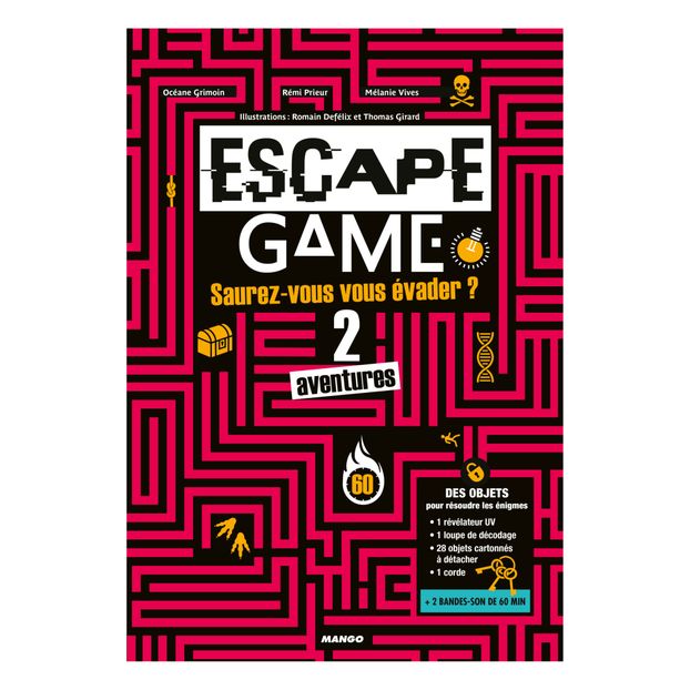 Livre Escape Game "Saurez-vous vous évader de ces 2 aventures"-product