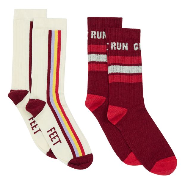 Pack of 2 Funky Girl Socks -product