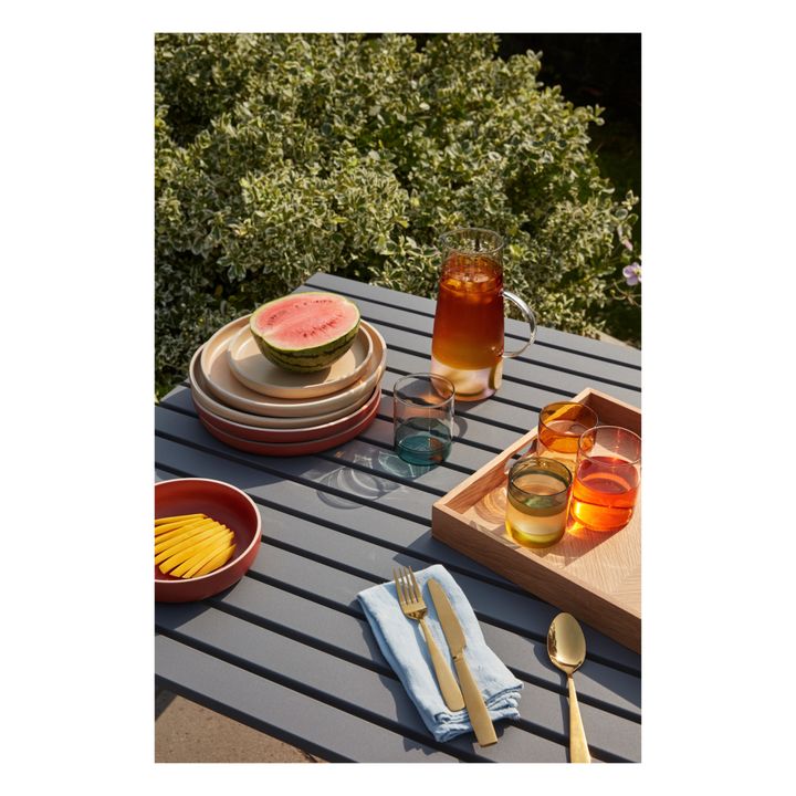 Bol en céramique - Set de 3 | Rouge brique- Image produit n°1