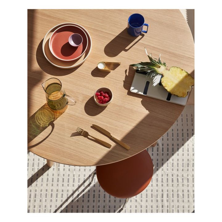 Bol en céramique - Set de 3 | Rouge brique- Image produit n°3