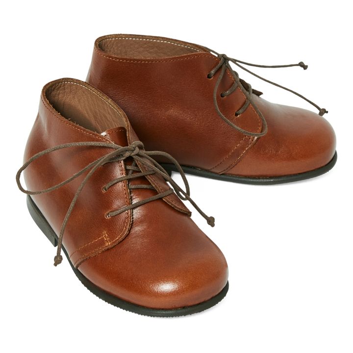 Bottines à Lacets | Marron- Image produit n°1
