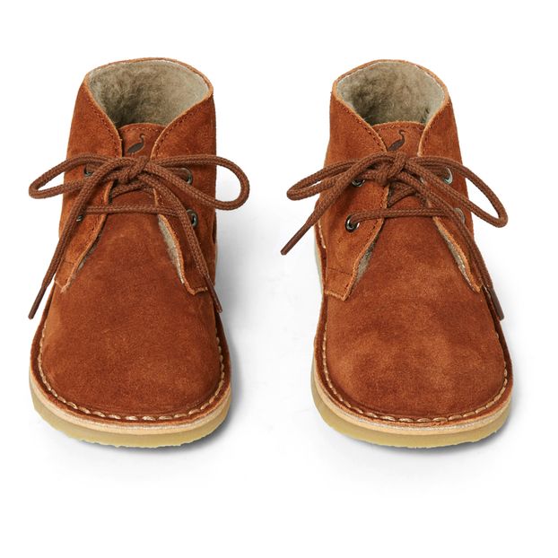 Montantes Fourrées Lacets Desert-product