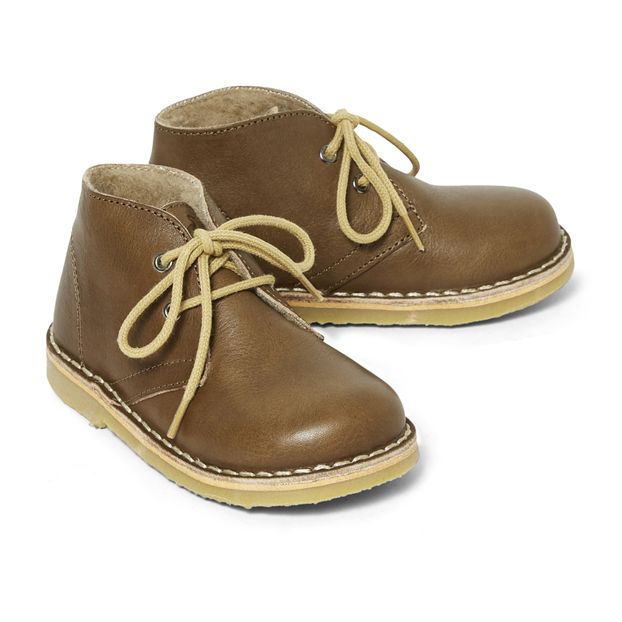 Montantes Fourrées Lacets Desert-product