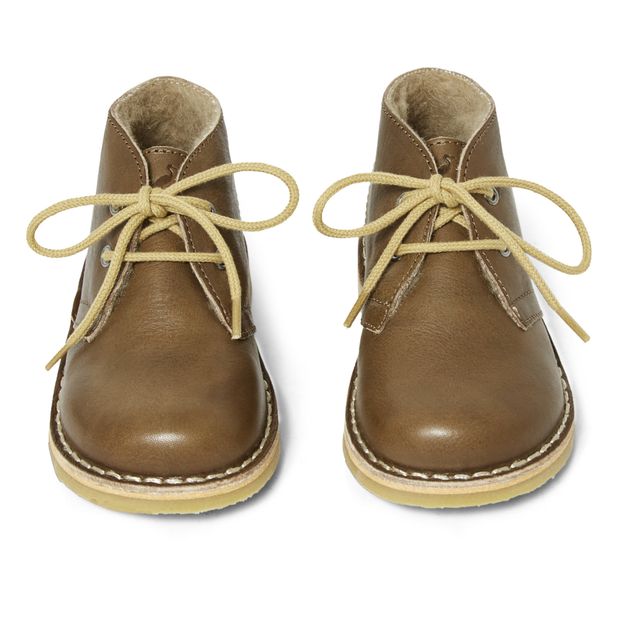 Montantes Fourrées Lacets Desert-product