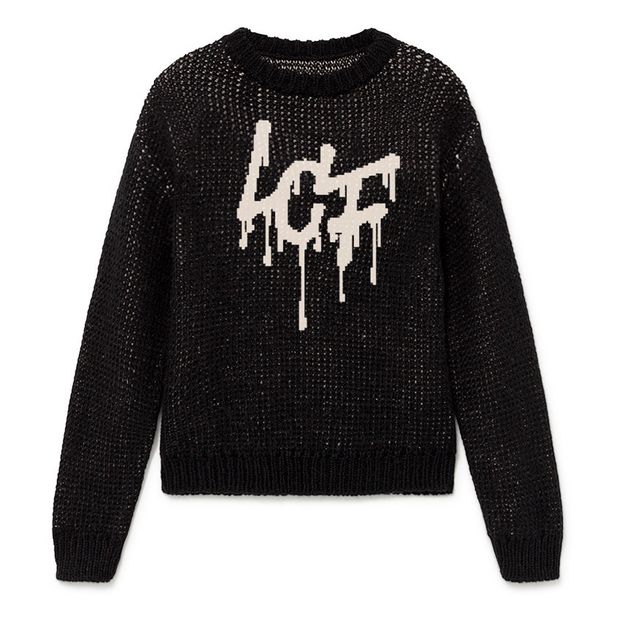 Graffiti Balloon Sleeve Organic Cotton Sweatshirt-product