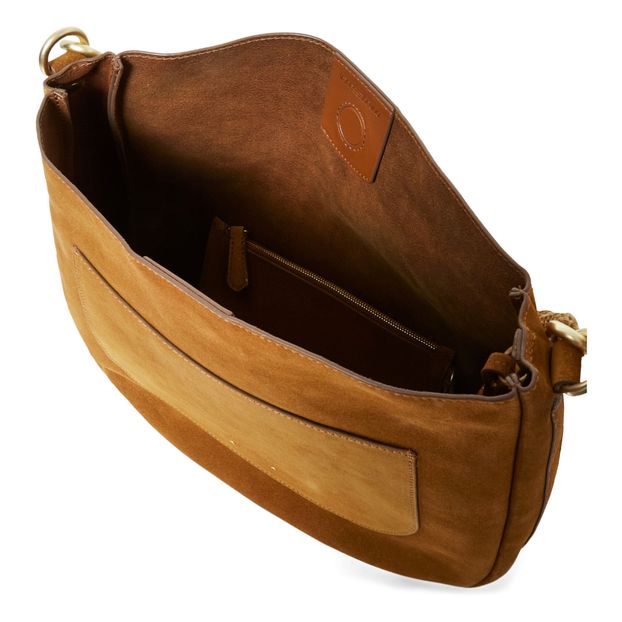 Bolso Redondo Piel de Ante Hobo -product