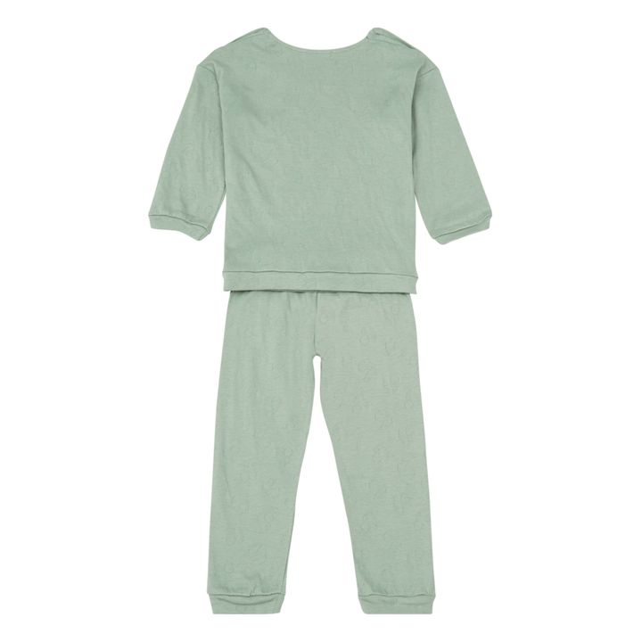 Dandy Organic Cotton Pyjamas | Green water- Product image n°2